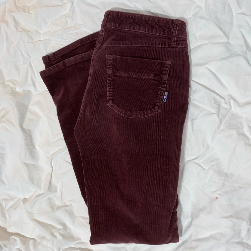 Patagonia Straight Leg Pants in Deep Burgundy - Picture 8 of 8